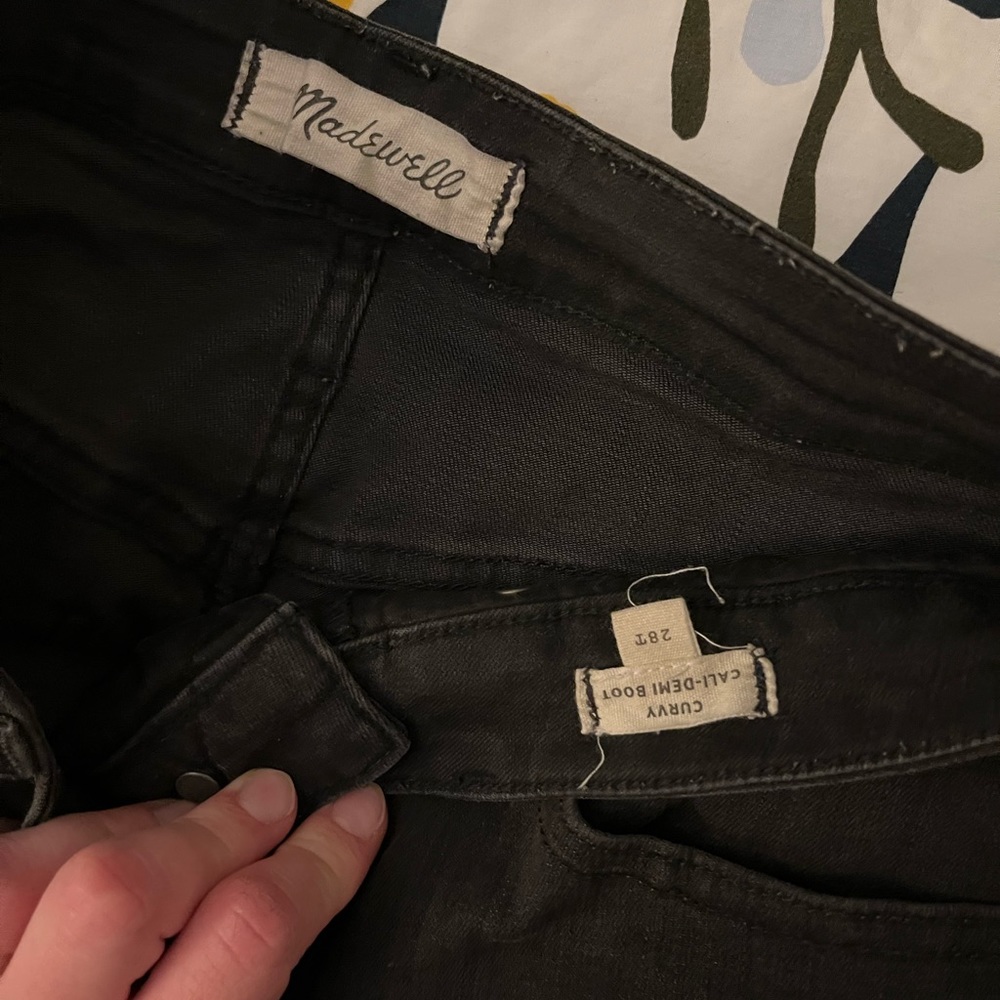 Madewell curvy cali Demi Boot jeans